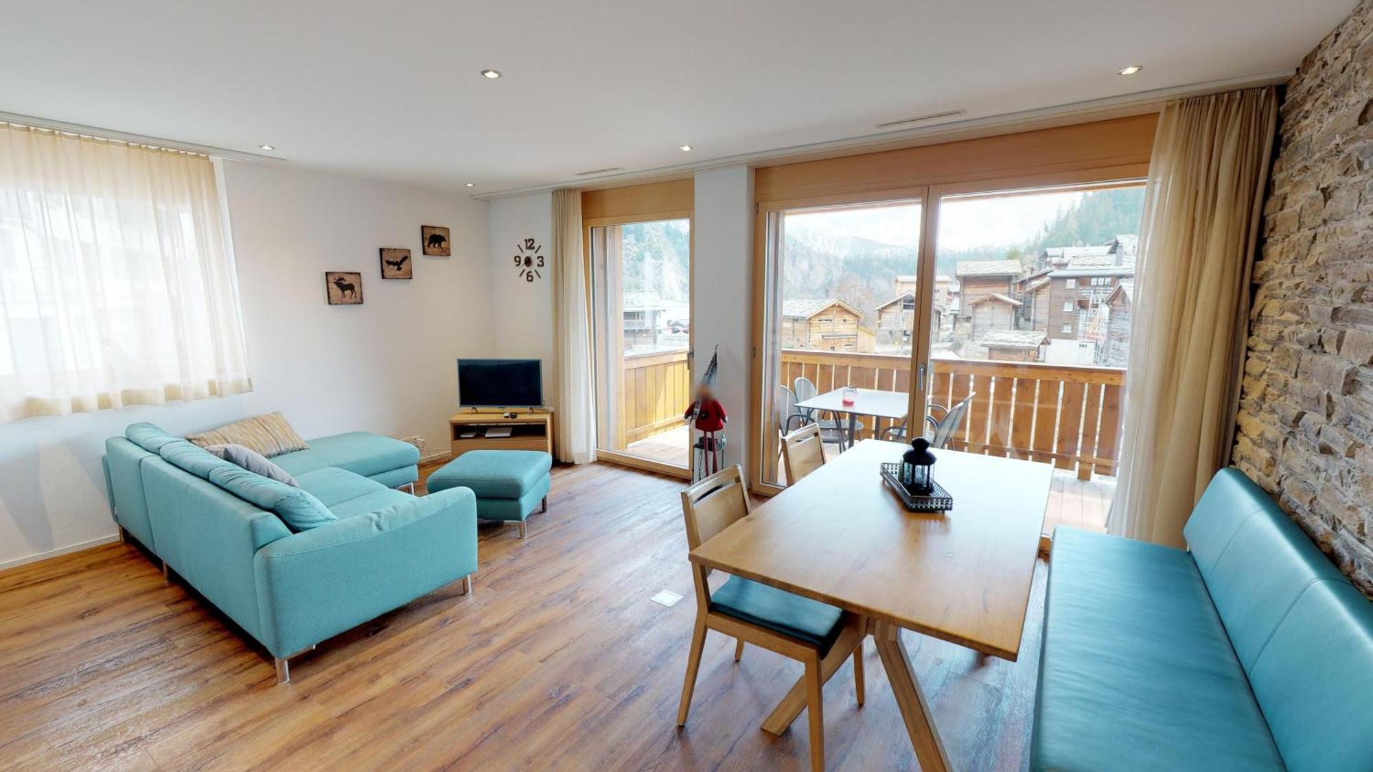 Panorama Apartman Blatten bei Naters Szoba fotó