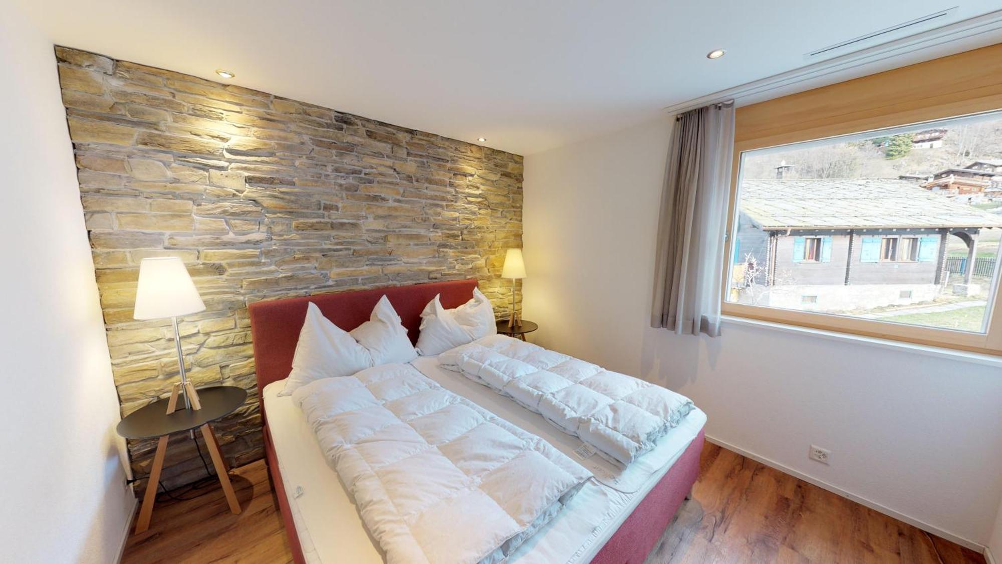 Panorama Apartman Blatten bei Naters Szoba fotó